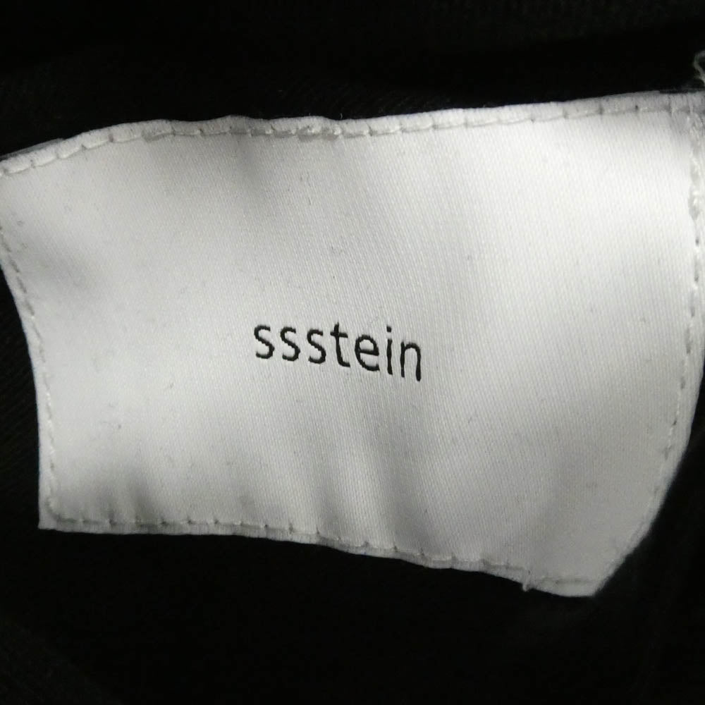 ssstein シュタイン 24AW ST.922 Leather Flight Jacket 裏地キルティング シープレザーフライトジャケット ブラック系 S【中古】