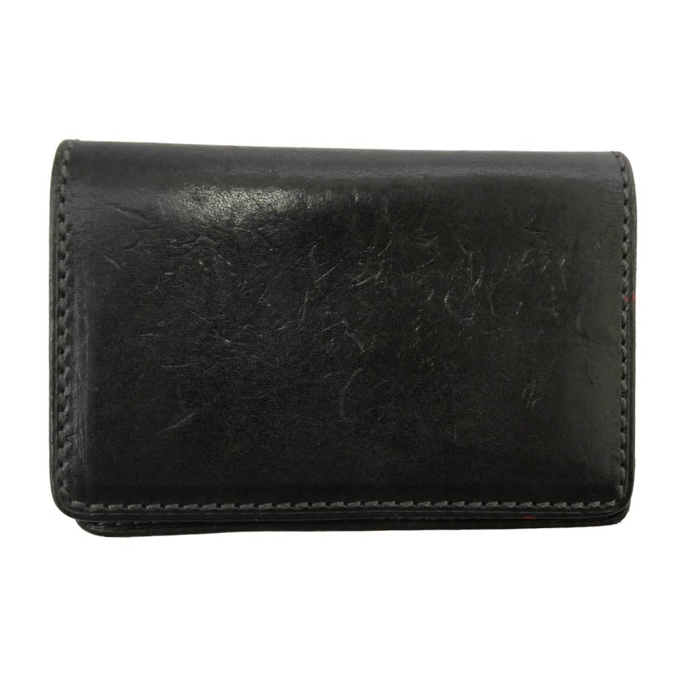 SOMES SADDLE ソメスサドル カード ケース 名刺入れ オールレザー ブラック系【中古】