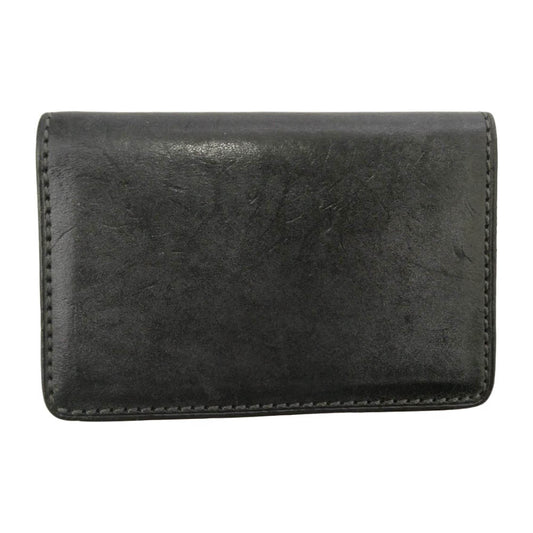SOMES SADDLE ソメスサドル カード ケース 名刺入れ レザー ブラック系【中古】