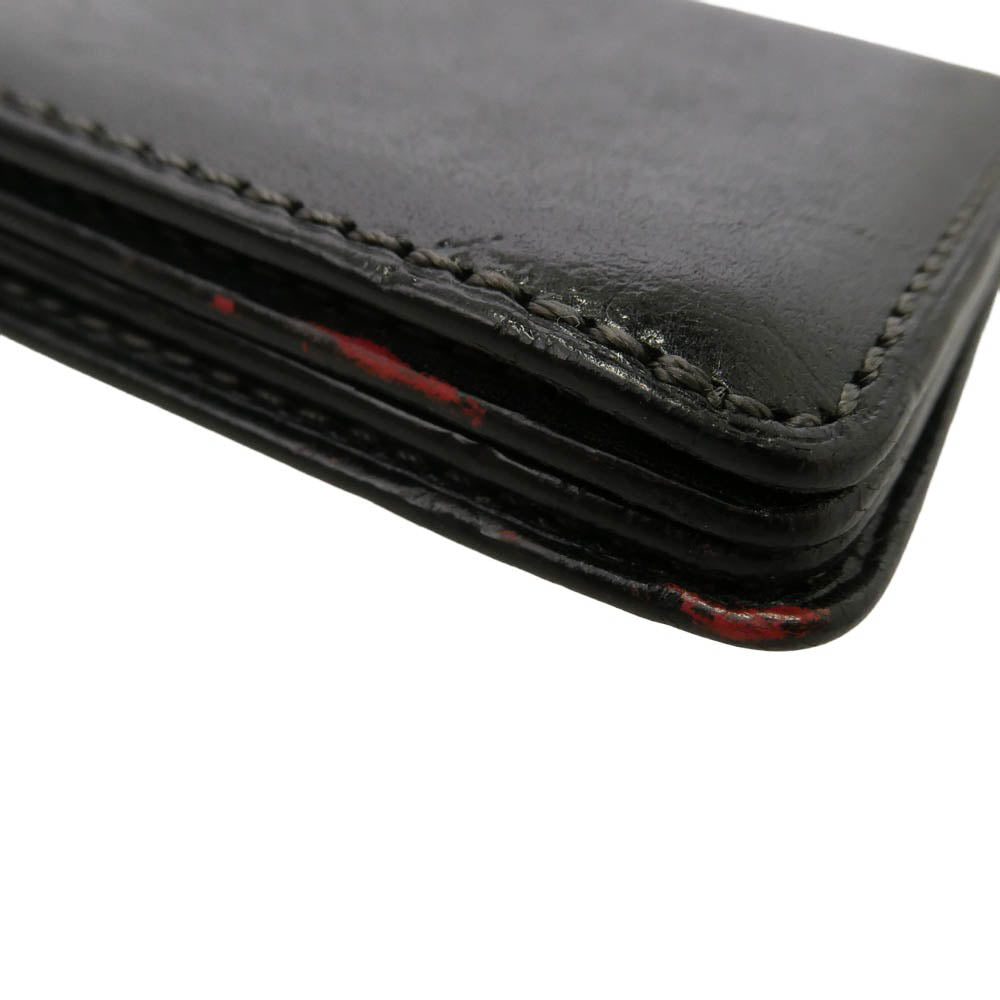 SOMES SADDLE ソメスサドル カード ケース 名刺入れ レザー ブラック系【中古】