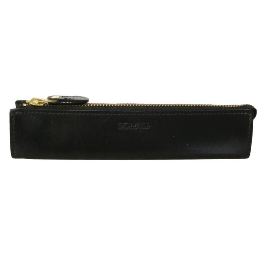 SOMES SADDLE ソメスサドル レザー ペンケース 筆入れ ブラック系【中古】