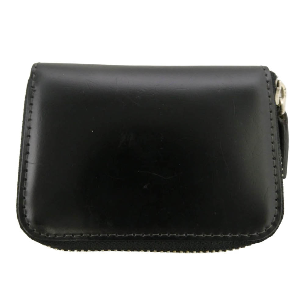 SOMES SADDLE ソメスサドル ラウンドジップ コンパクト コインケース 小銭入れ 黒系 ブラック系【中古】