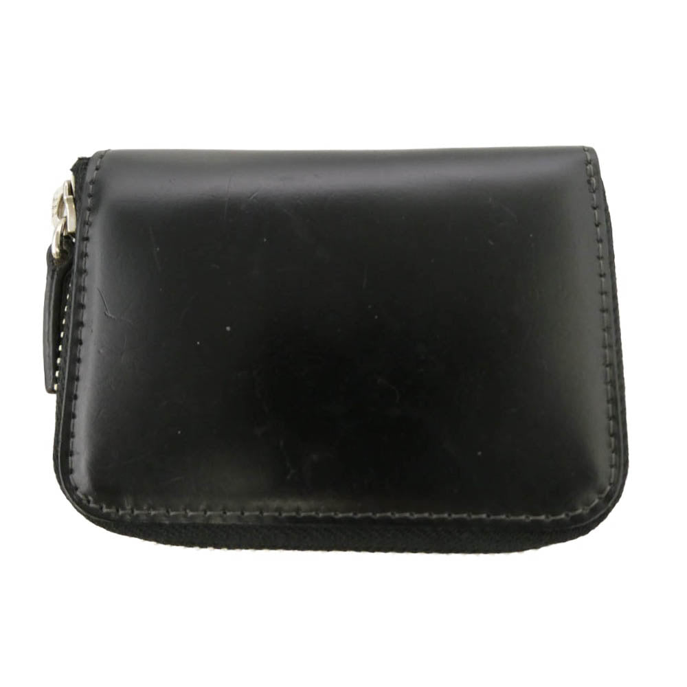 SOMES SADDLE ソメスサドル ラウンドジップ コンパクト コインケース 小銭入れ 黒系 ブラック系【中古】