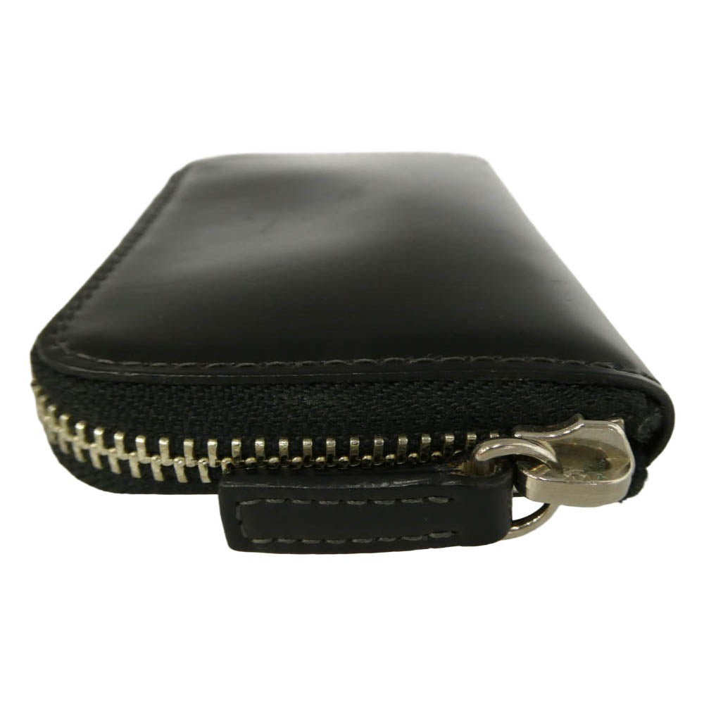 SOMES SADDLE ソメスサドル ラウンドジップ コンパクト コインケース 小銭入れ 黒系 ブラック系【中古】