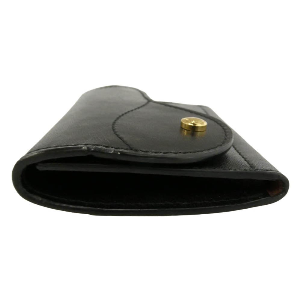 SOMES SADDLE ソメスサドル レザー コンパクト コインケース 小銭 名刺入れ 黒系 ブラック系【中古】