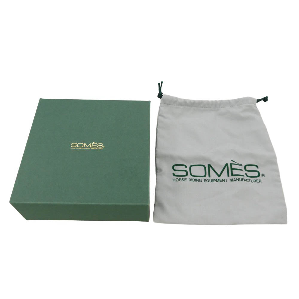 SOMES SADDLE ソメスサドル ハーネス レザー ベルト 黒系 ブラック系 36/91【中古】