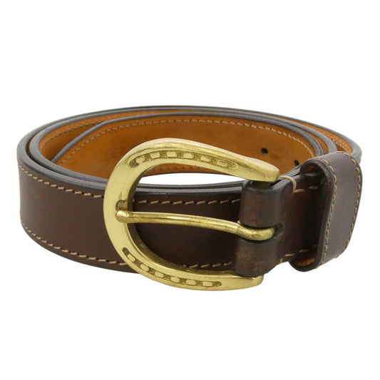 SOMES SADDLE ソメスサドル ホースマン レザー 馬蹄ベルト 茶系 ブラウン系 38/96【中古】