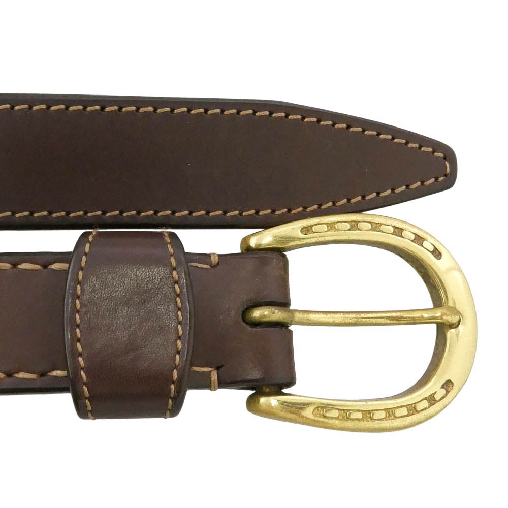 SOMES SADDLE ソメスサドル ホースマン レザー 馬蹄ベルト 茶系 ブラウン系 38/96【中古】