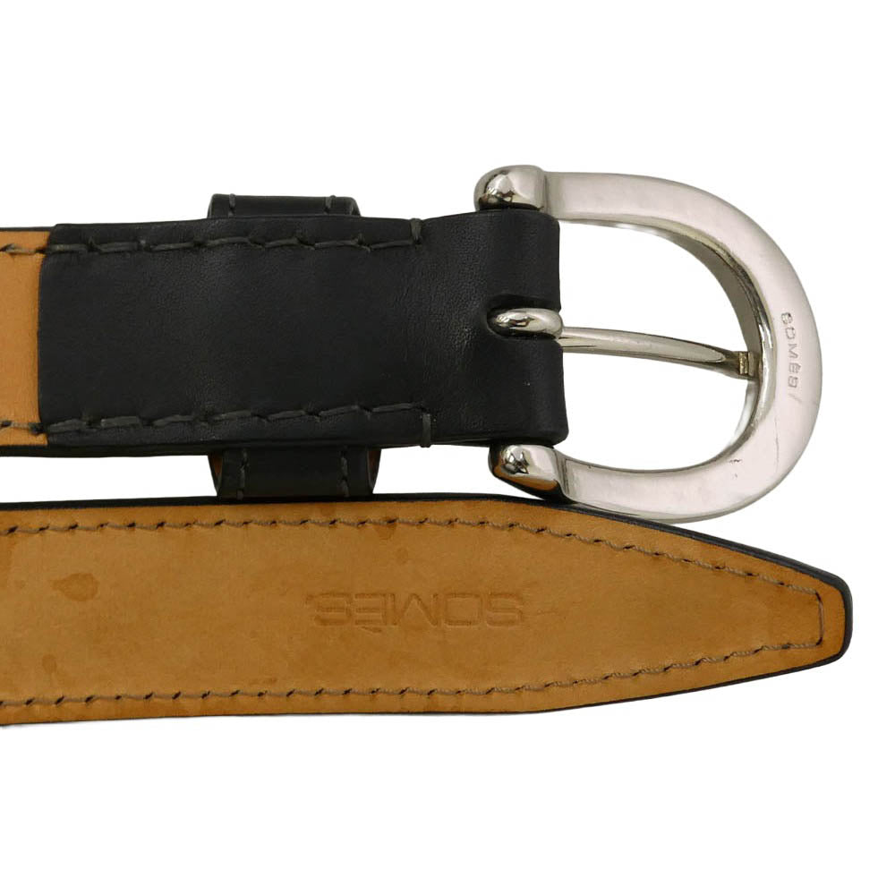 SOMES SADDLE ソメスサドル ホースマン レザー 馬蹄ベルト 黒系 ブラック系 34/86【中古】