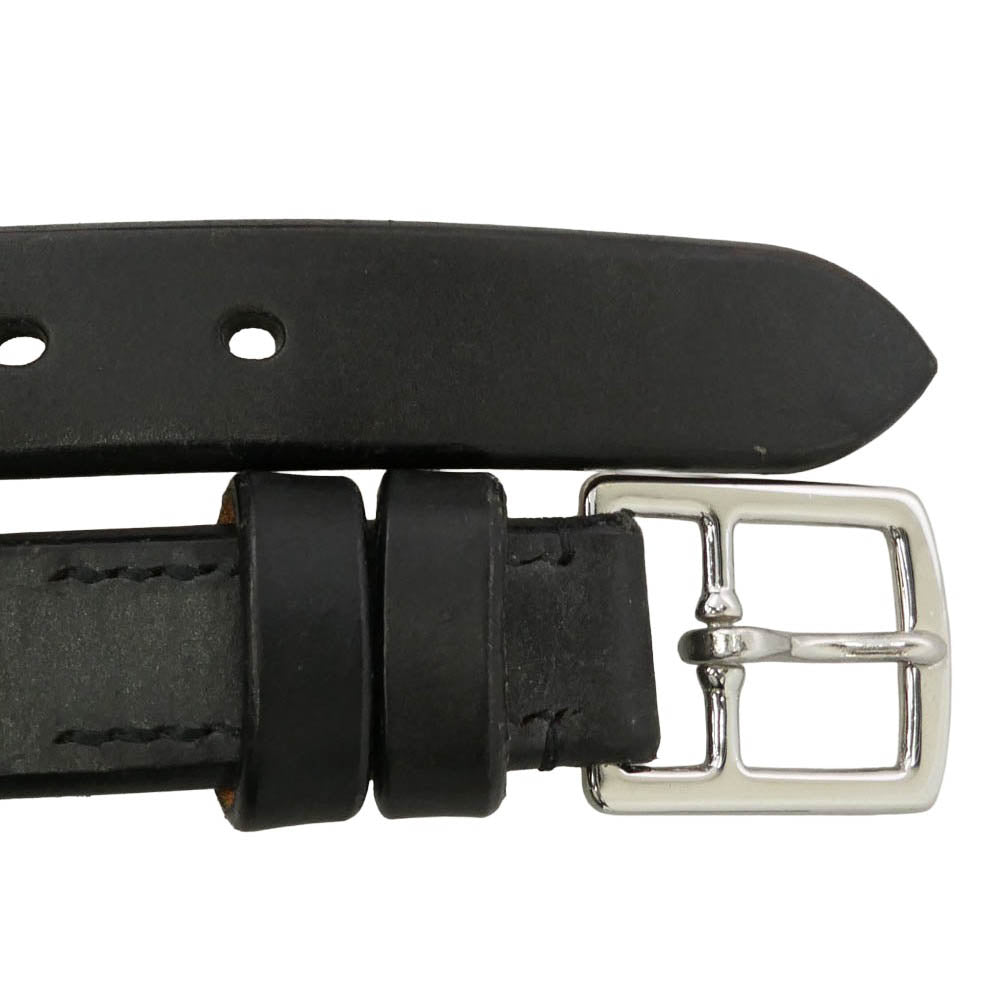 SOMES SADDLE ソメスサドル バロン ブライドルレザー ベルト ブラック系 ブラック系 36/91【中古】