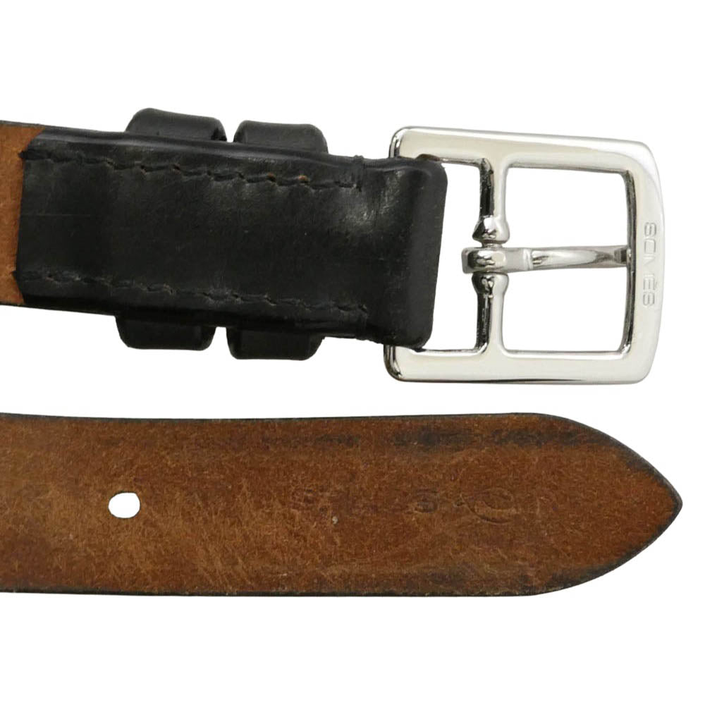 SOMES SADDLE ソメスサドル バロン ブライドルレザー ベルト ブラック系 ブラック系 36/91【中古】
