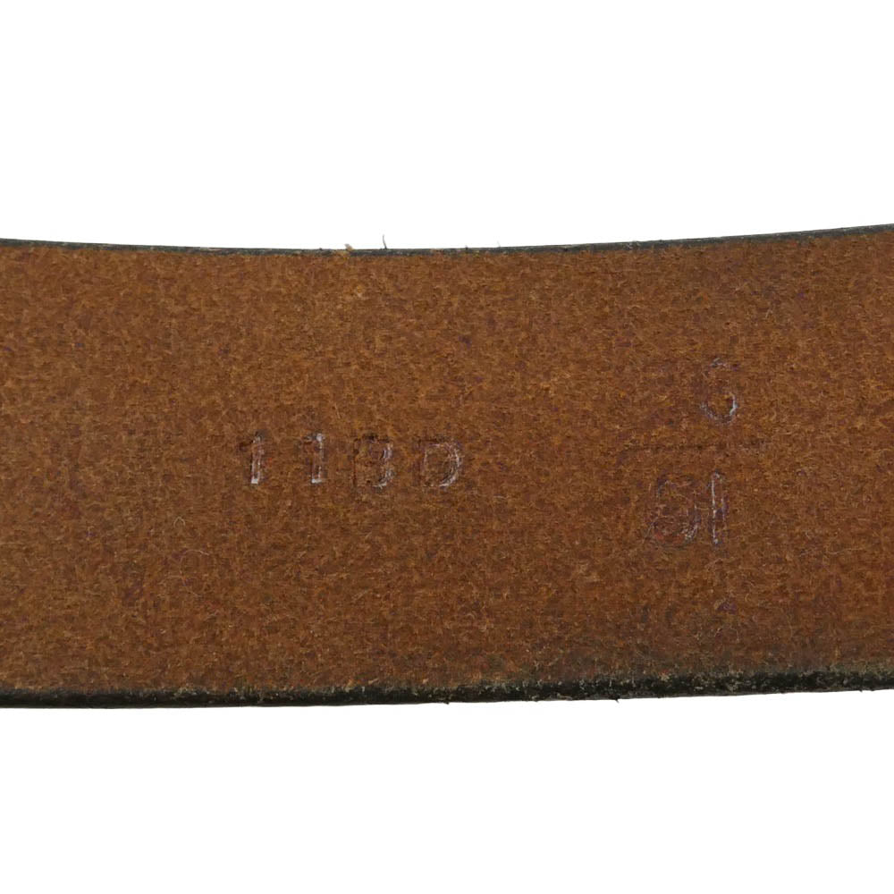 SOMES SADDLE ソメスサドル バロン ブライドルレザー ベルト ブラック系 ブラック系 36/91【中古】