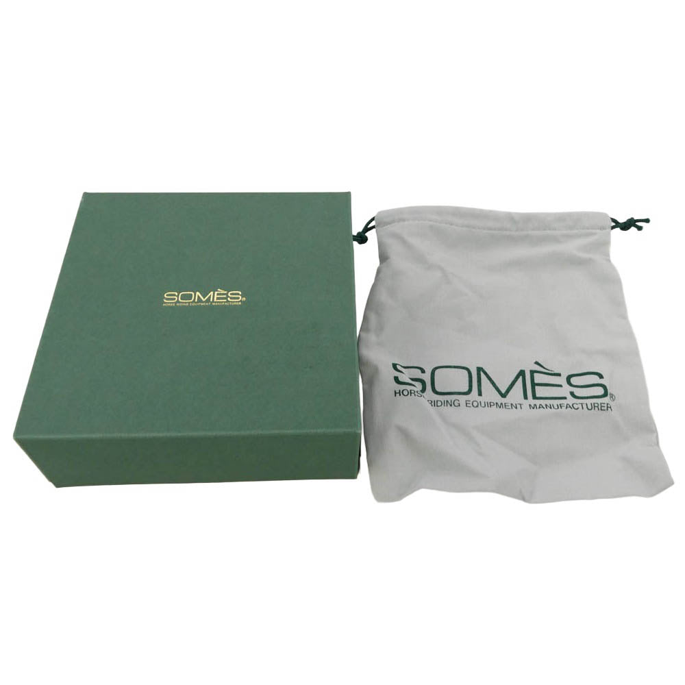 SOMES SADDLE ソメスサドル バロン ブライドルレザー ベルト ブラウン系 ブラウン系 36/91【中古】