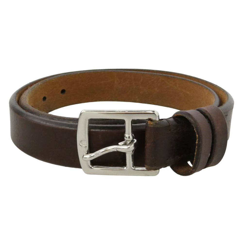 SOMES SADDLE ソメスサドル バロン ブライドルレザー ベルト 茶系 ブラウン系 34/86【中古】