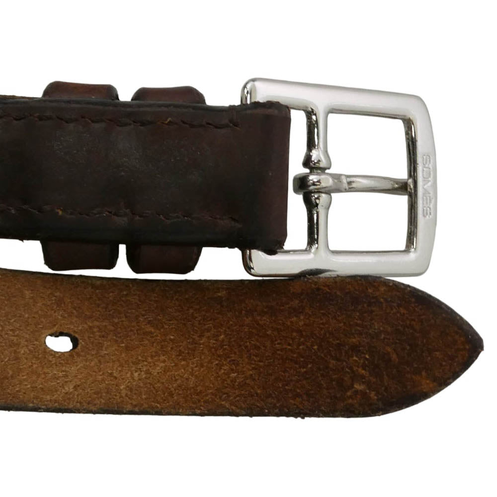 SOMES SADDLE ソメスサドル バロン ブライドルレザー ベルト 茶系 ブラウン系 34/86【中古】