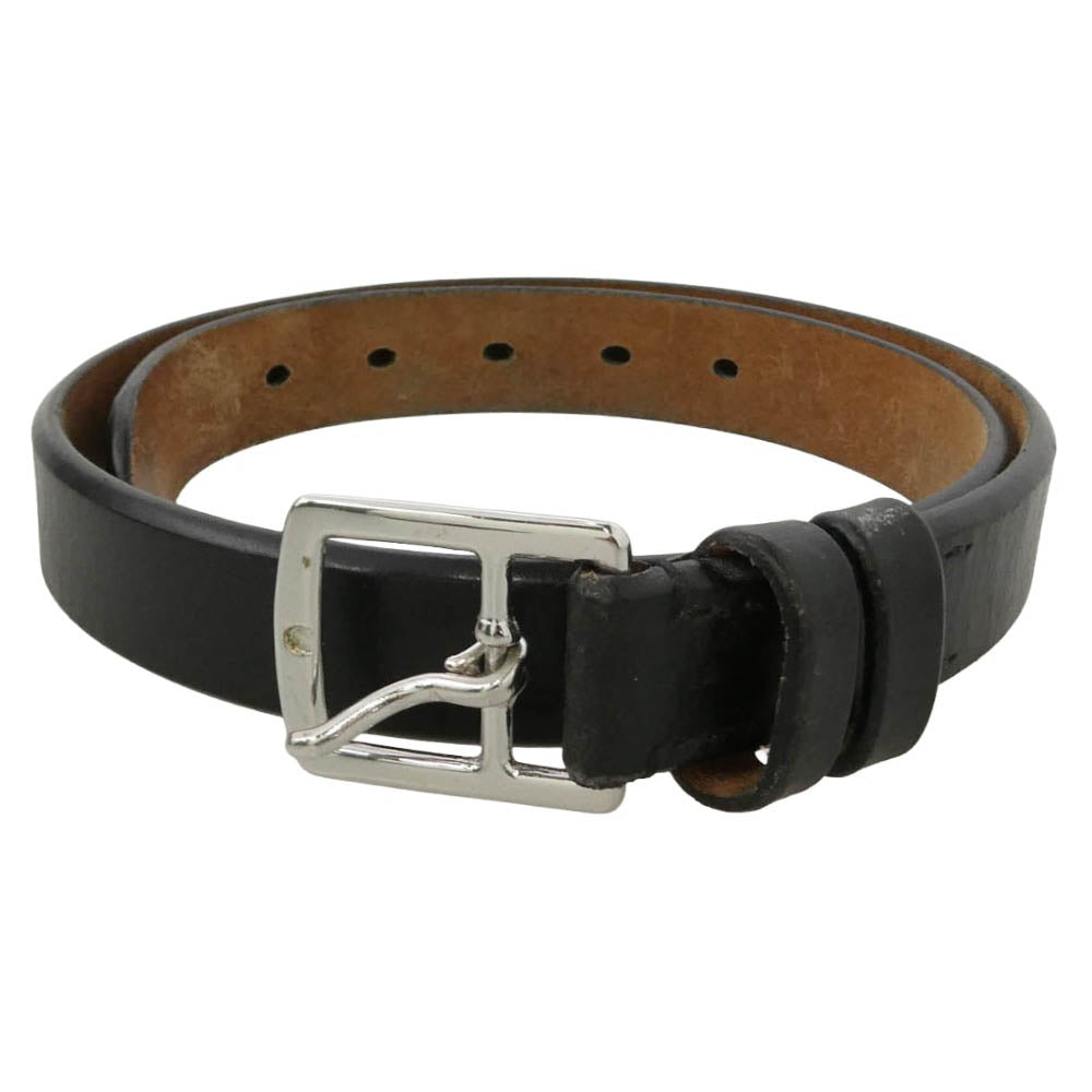 SOMES SADDLE ソメスサドル バロン ブライドルレザー ベルト 黒系 ブラック系 34/86【中古】
