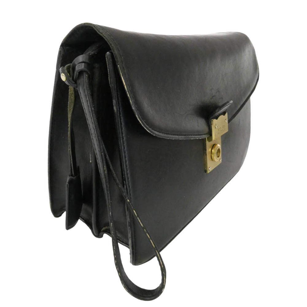 SOMES SADDLE ソメスサドル エグゼクティブ クラッチ バッグ レザー ブラック系【中古】
