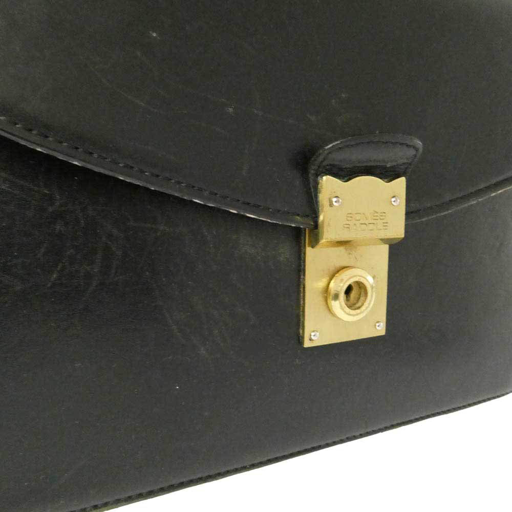 SOMES SADDLE ソメスサドル エグゼクティブ クラッチ バッグ レザー ブラック系【中古】