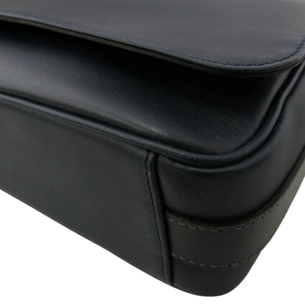 SOMES SADDLE ソメスサドル ショルダーバッグ レザー ネイビー系【極上美品】【中古】