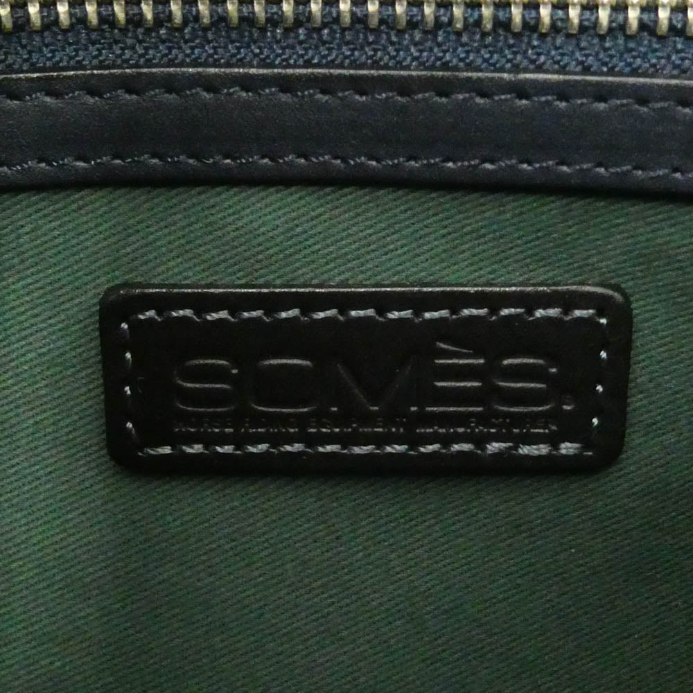 SOMES SADDLE ソメスサドル ショルダーバッグ レザー ネイビー系【極上美品】【中古】