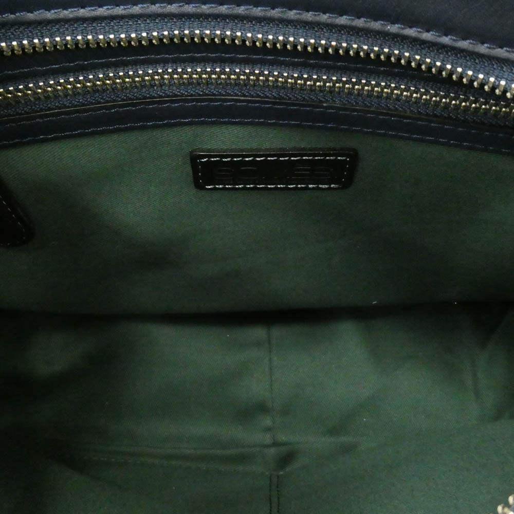 SOMES SADDLE ソメスサドル ショルダーバッグ レザー ネイビー系【極上美品】【中古】