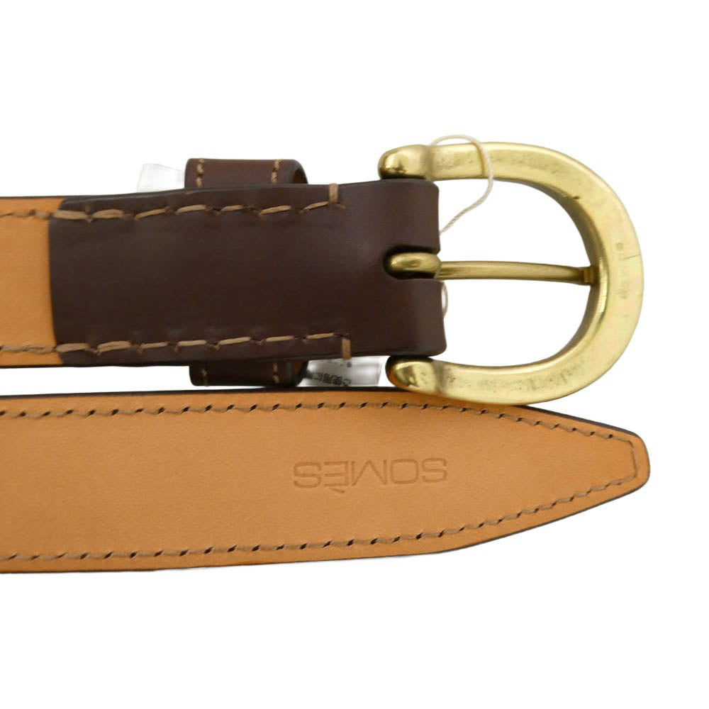 SOMES SADDLE ソメスサドル ホースマン レザー 馬蹄ベルト ブラウン系 36/91【極上美品】【中古】
