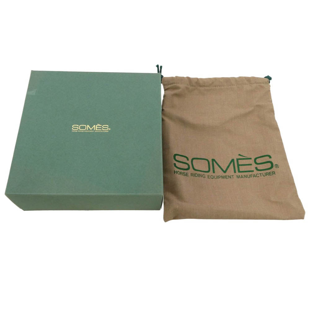 SOMES SADDLE ソメスサドル ホースマン レザー 馬蹄ベルト ブラウン系 36/91【極上美品】【中古】