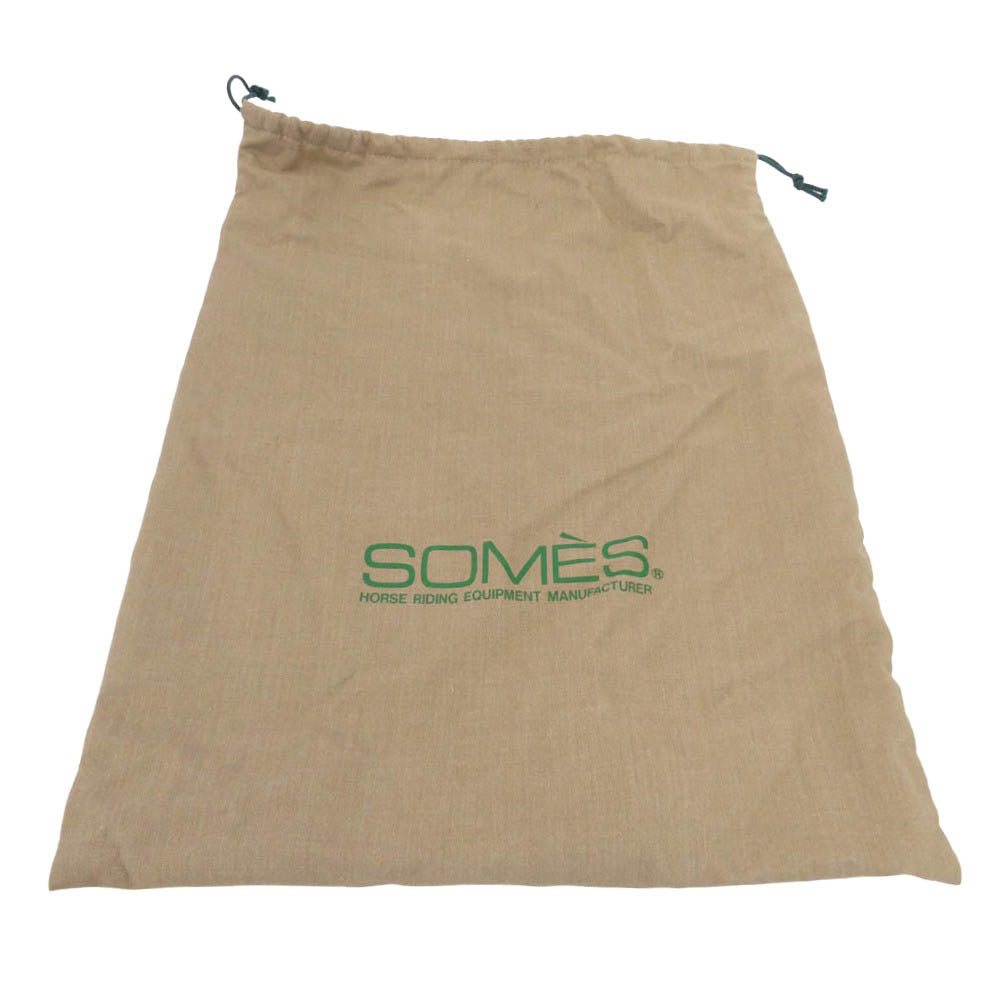 SOMES SADDLE ソメスサドル エグゼクティブ クラッチ バッグ レザー ブラック系【極上美品】【中古】