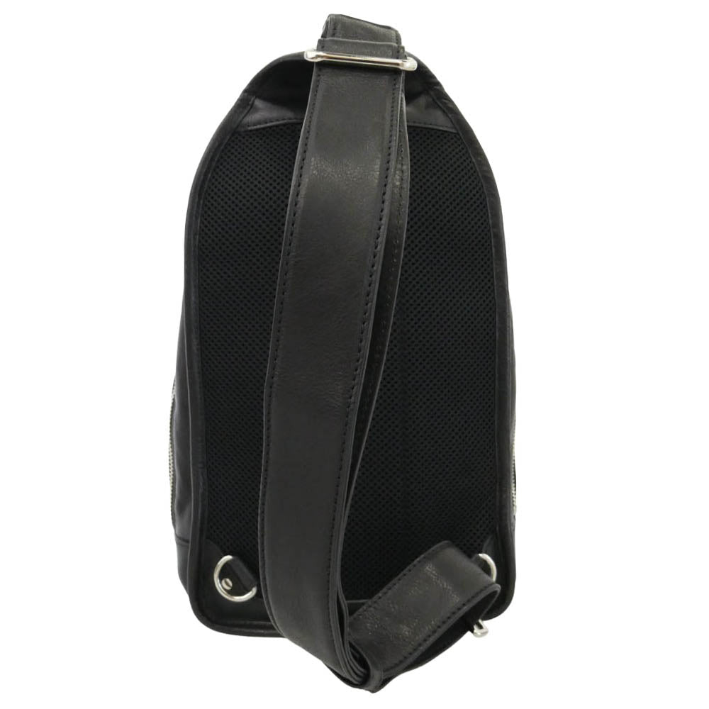 SOMES SADDLE ソメスサドル トロット ワンショルダー バッグ レザー ブラック系【美品】【中古】