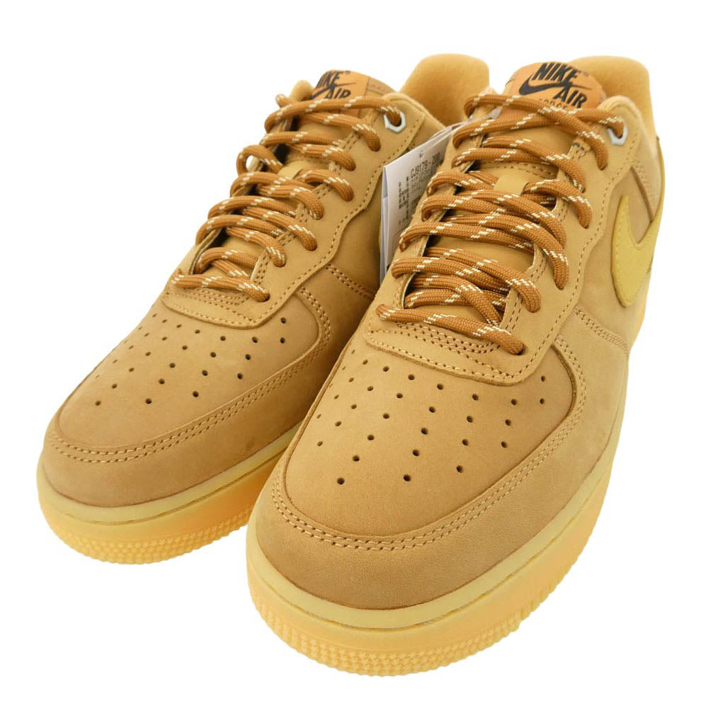 NIKE ナイキ CJ9179-200 Air Force 1 Low AF1 '07 WB Flax Wheat エアフォース1 ロー '07 WB ローカット スニーカー ライトブラウン系 27cm【新古品】【未使用】【中古】