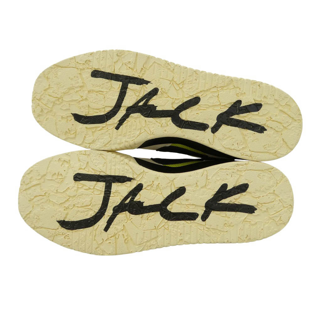 NIKE ナイキ FZ8117-102 【フェイクバスターズ鑑定済】 × Travis Scott トラヴィススコット Jordan Jumpman Jack TR CJ1 T-Rexx Bright Cactus ジョーダン ジャンプマンジャック ローカット スニーカー オフホワイト系 27cm【新古品】【未使用】【中古】