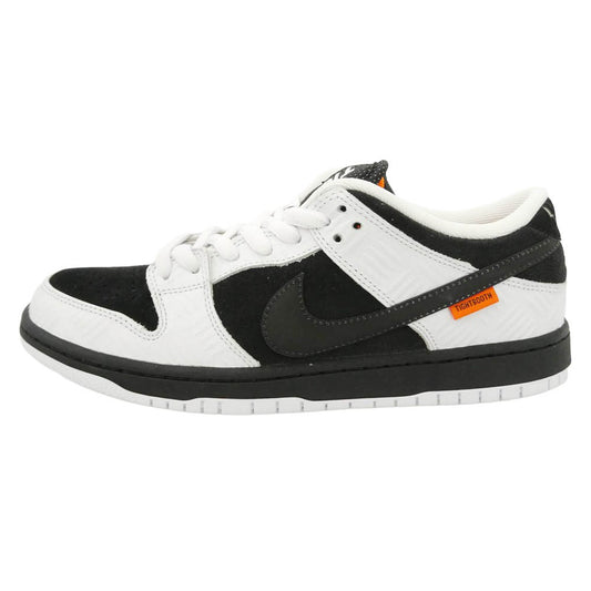 NIKE ナイキ TIGHTBOOTH タイトブース FD2629-100 × TIGHTBOOTH タイトブース SB Dunk Low Pro QS Black and White ダンク ロー プロ QS ローカット スニーカー ブラック系 ホワイト系 27cm【極上美品】【中古】