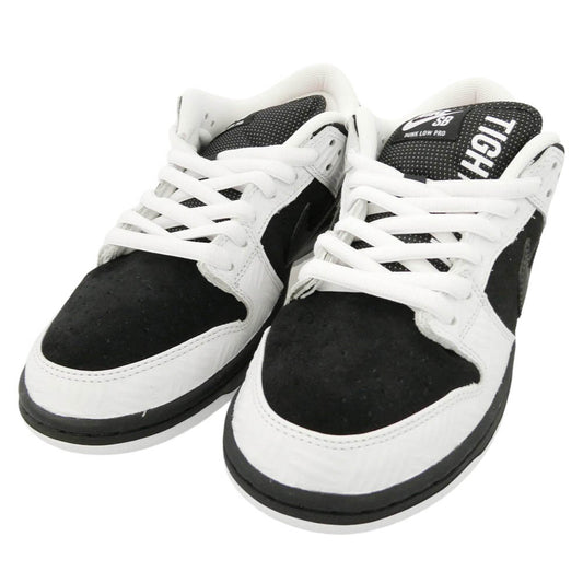 NIKE ナイキ TIGHTBOOTH タイトブース FD2629-100 × TIGHTBOOTH タイトブース SB Dunk Low Pro QS Black and White ダンク ロー プロ QS ローカット スニーカー ブラック系 ホワイト系 27cm【極上美品】【中古】