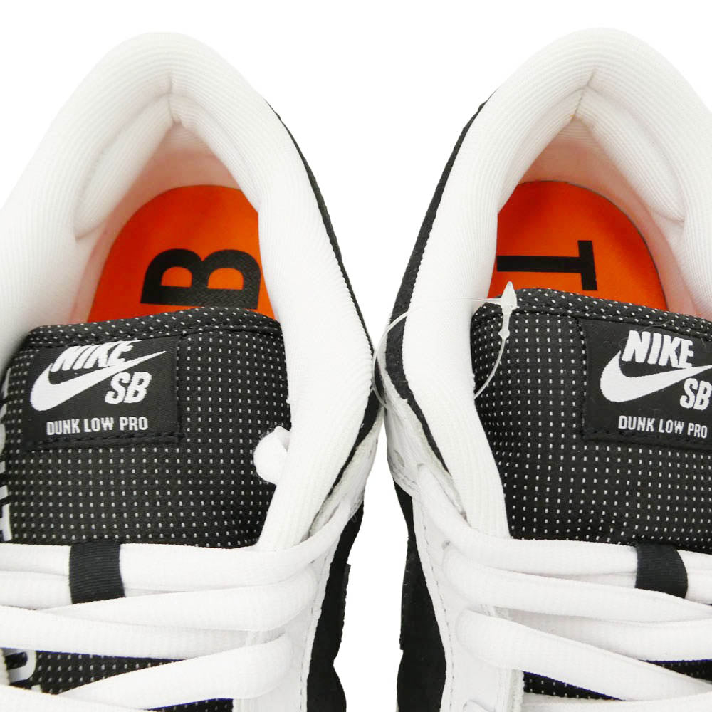 NIKE ナイキ TIGHTBOOTH タイトブース FD2629-100 × TIGHTBOOTH タイトブース SB Dunk Low Pro QS Black and White ダンク ロー プロ QS ローカット スニーカー ブラック系 ホワイト系 27cm【極上美品】【中古】