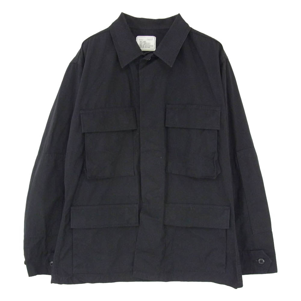 米軍 SP0100-97-D-CB11 90s BLACK357 BDU ミリタリー ジャケット ブラック系 S【中古】