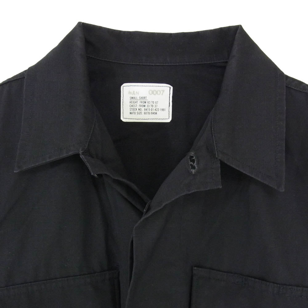 米軍 SP0100-97-D-CB11 90s BLACK357 BDU ミリタリー ジャケット ブラック系 S【中古】