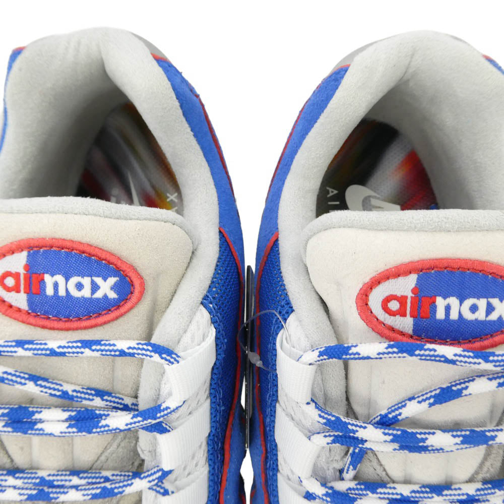 NIKE ナイキ IR1944-400 Air Max 95 Big Bubble Blue Sapphire Metallic Silver エアマックス ビッグバブル スニーカー マルチカラー系 28cm【新古品】【未使用】【中古】