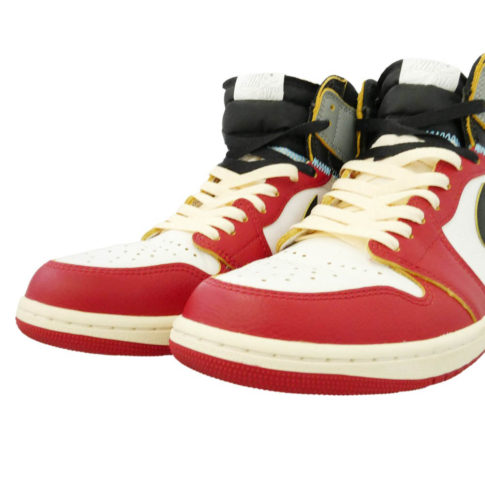 NIKE ナイキ HV8563-600 × UNION ユニオン Air Jordan 1 Retro High OG Chicago Shadow AJ1 エアジョーダン ハイ シカゴ シャドウ スニーカー マルチカラー系 28cm【中古】