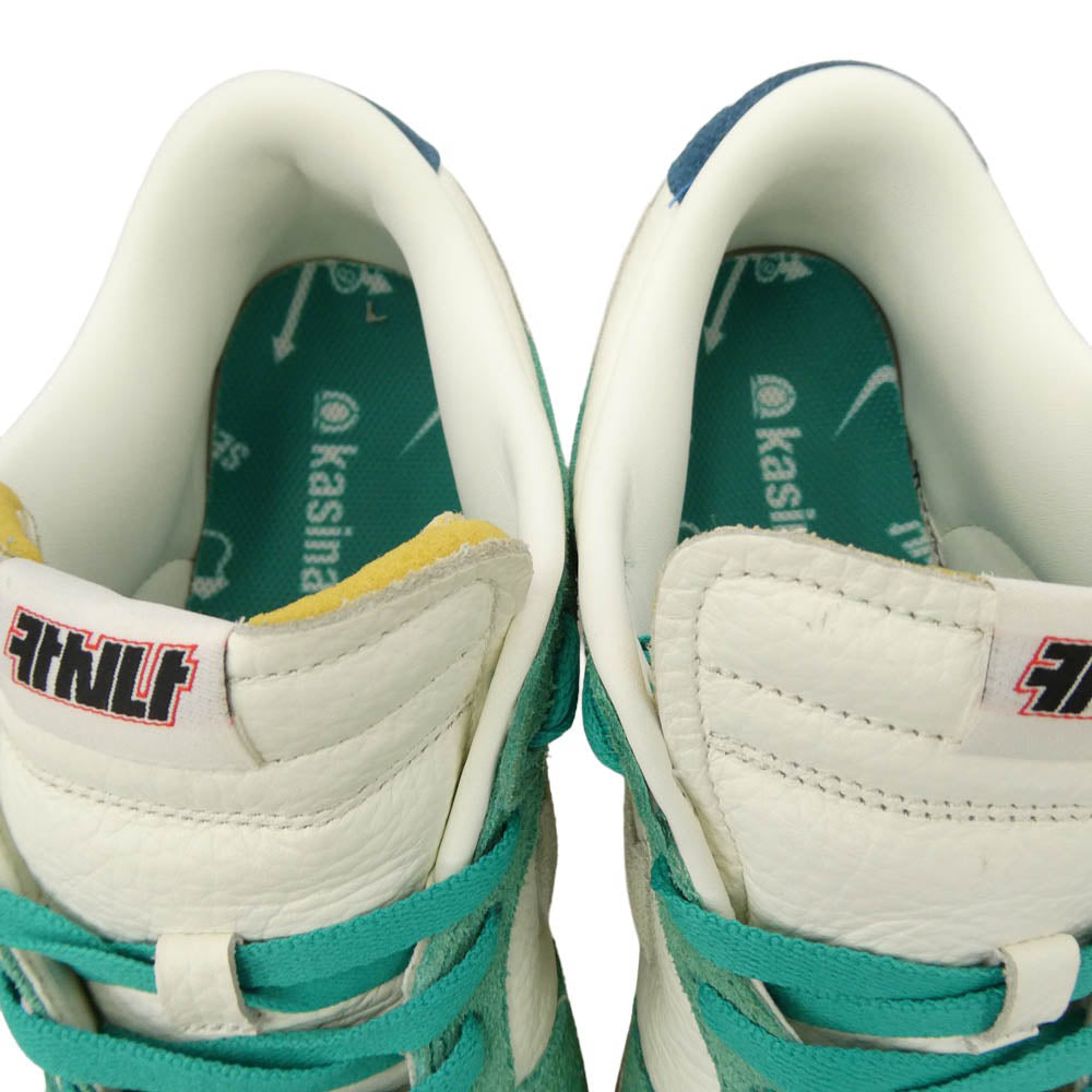 NIKE ナイキ CZ6501-101 × Kasina カシナ【フェイクバスターズ鑑定済】 Dunk Low ダンク ロー スニーカー ホワイト系 グリーン系 27.5cm【中古】