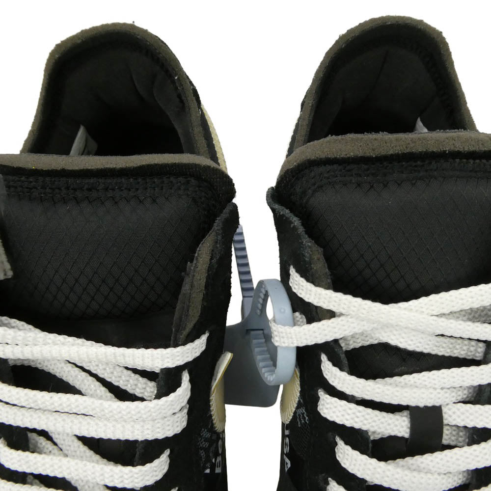 NIKE ナイキ OFF-WHITE オフホワイト AO4606-001 × Off-White オフホワイト 【フェイクバスターズ鑑定済】Air Force 1 Low Black AF1 THE10 エアフォース ロー ブラック スニーカー ブラック系 27cm【中古】