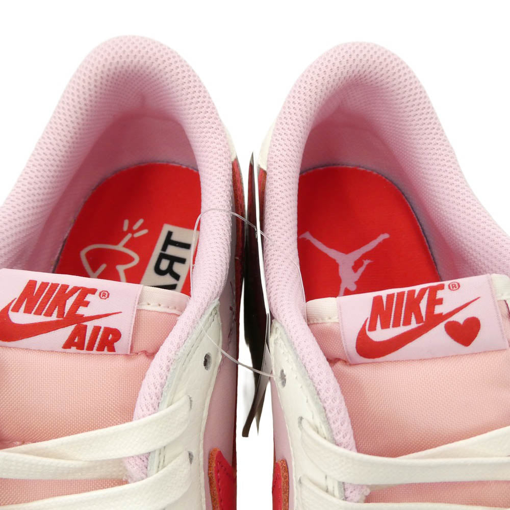 NIKE ナイキ IQ7604-101 × Travis Scott トラヴィススコット 【フェイクバスターズ鑑定済】Air Jordan 1 Retro Low OG Sail Tropical Pink AJ1 エアジョーダン ロー スニーカー ピンク系 ホワイト系 27.5cm【新古品】【未使用】【中古】