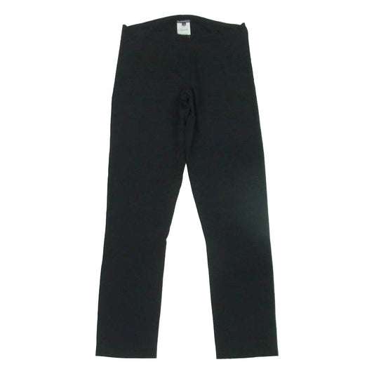 ANN DEMEULEMEESTER アンドゥムルメステール 4201m レーヨンポリ バックポケット ストレッチ レギンス パンツ ブラック系 36【中古】