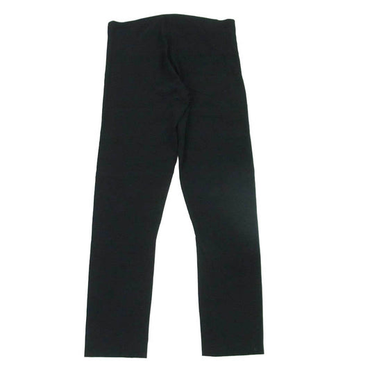 ANN DEMEULEMEESTER アンドゥムルメステール 4201m レーヨンポリ バックポケット ストレッチ レギンス パンツ ブラック系 36【中古】