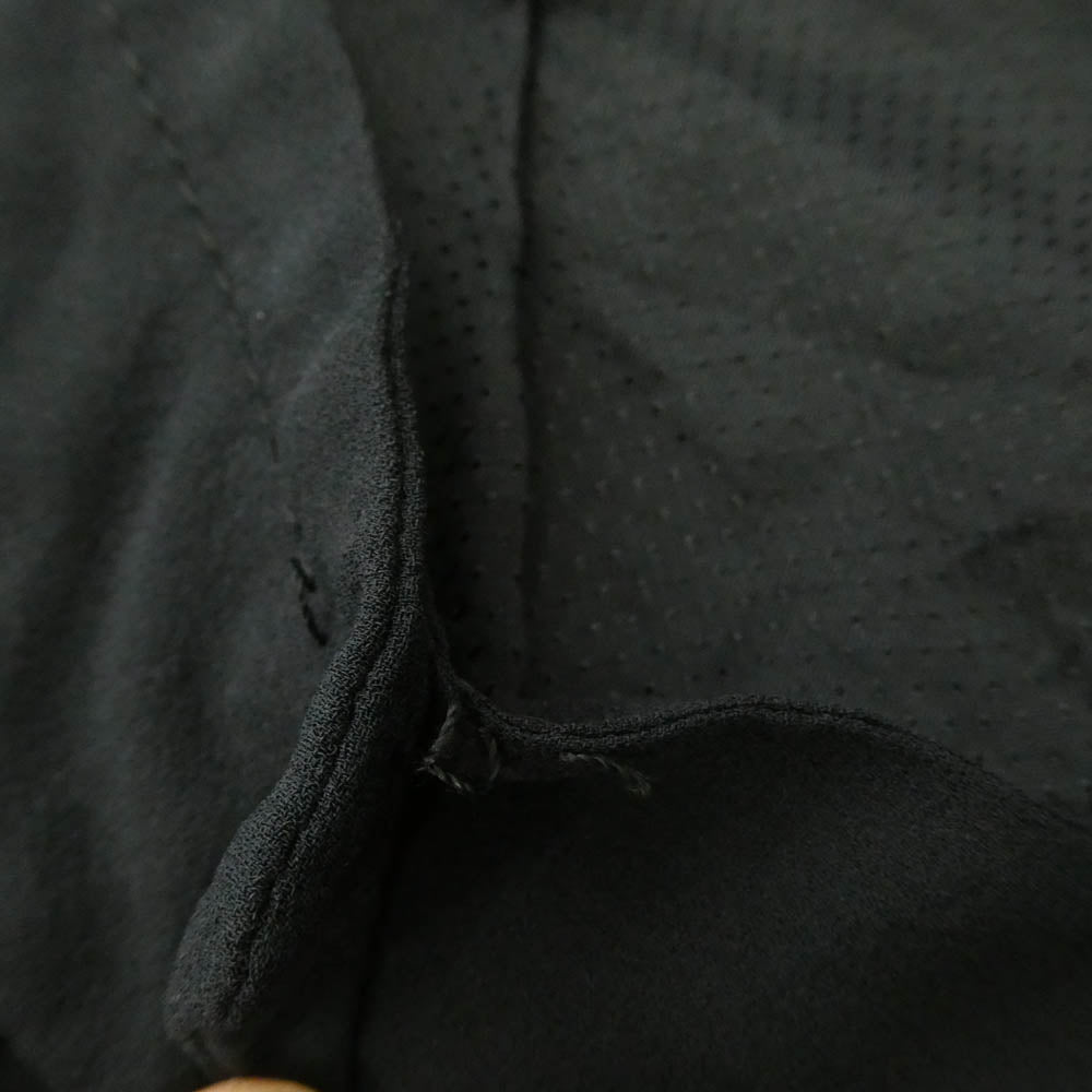 ANN DEMEULEMEESTER アンドゥムルメステール 352-38-60803 シルク100% パラシュートベルトデザイン ドレープ アシメトリーコート ジャケット ブラック系 36【中古】