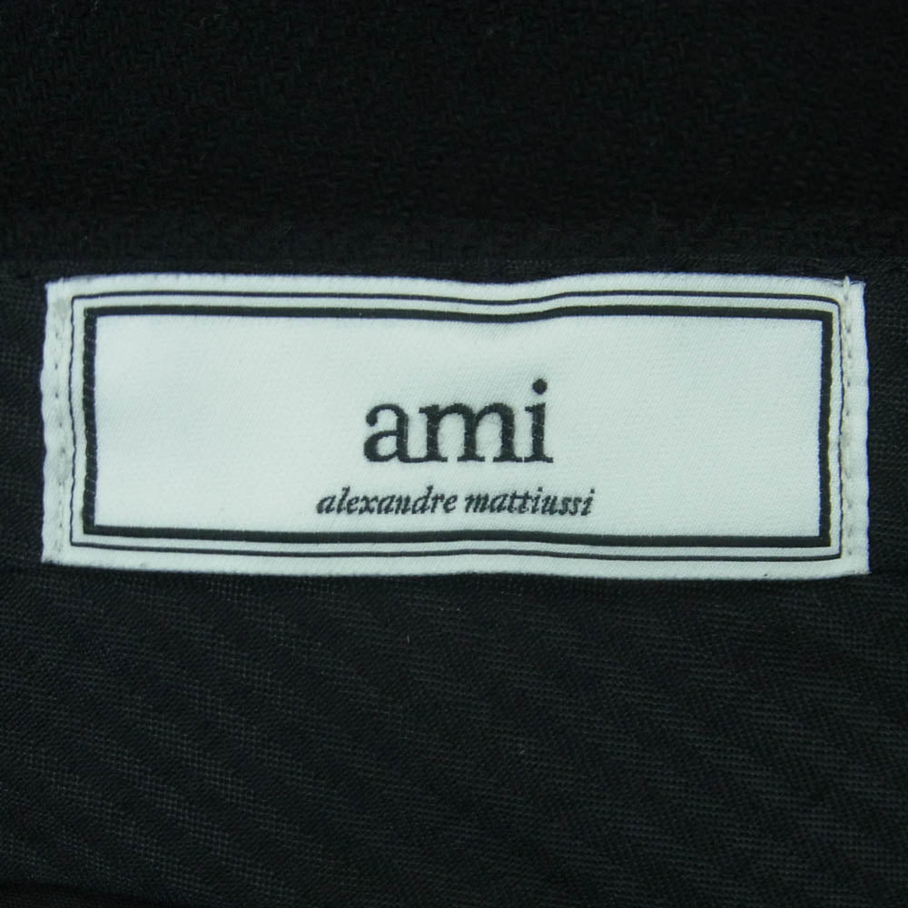 アミ アレクサンドル マテュッシ AM114FPM WOOL PANTS ウール パンツ ブラック系 38【中古】