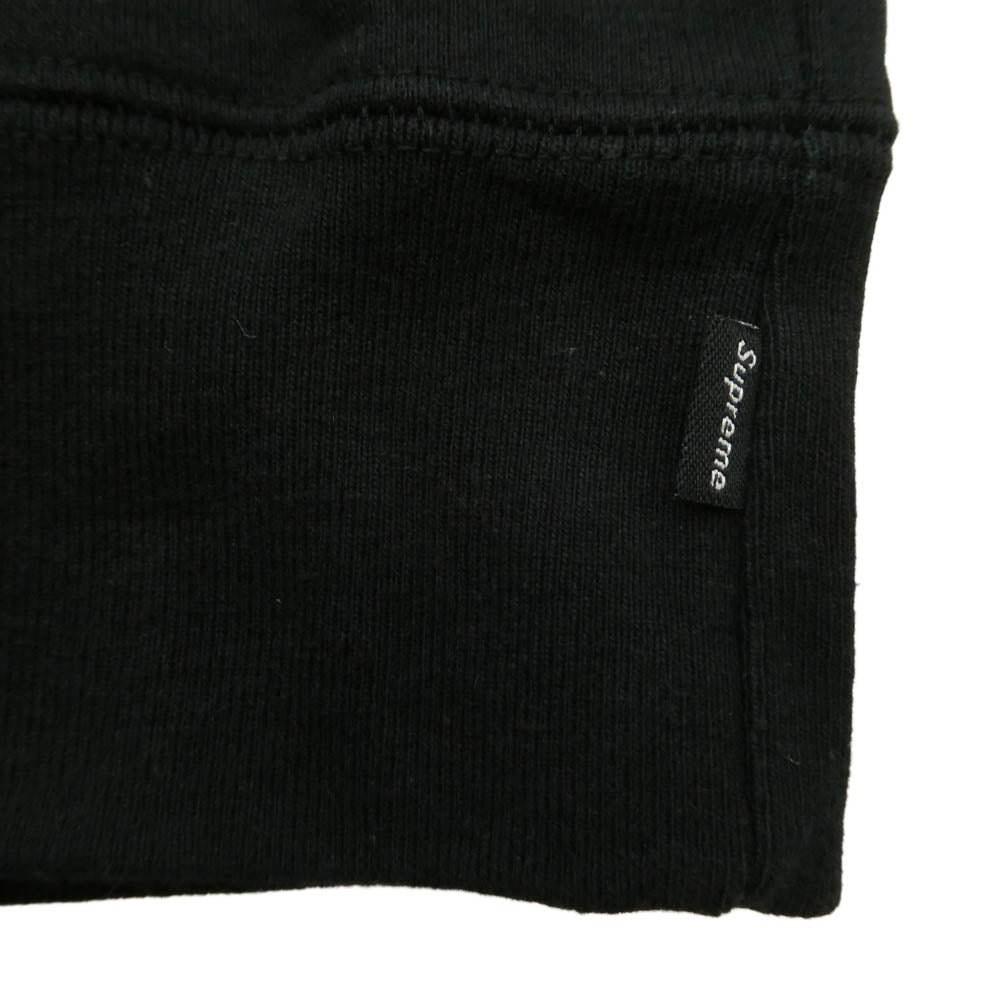 Supreme シュプリーム 19AW Stop Crying Hooded Sweatshirt ロゴ プリント バックプリント フーディー プルオーバー パーカー ブラック系 S【中古】