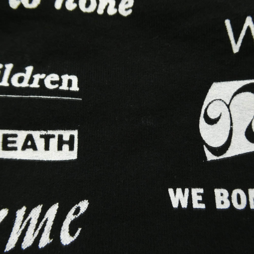 Supreme シュプリーム 19AW Stop Crying Hooded Sweatshirt ロゴ プリント バックプリント フーディー プルオーバー パーカー ブラック系 S【中古】