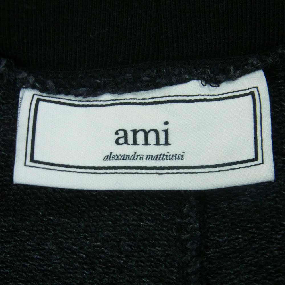 アミ アレクサンドル マテュッシ AMI14FPM SWEAT PANTS スウェット パンツ ブラック系 XS【中古】