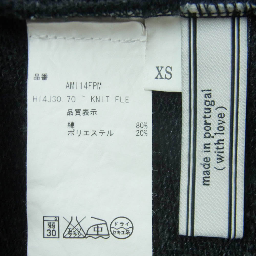 アミ アレクサンドル マテュッシ AMI14FPM SWEAT PANTS スウェット パンツ ブラック系 XS【中古】
