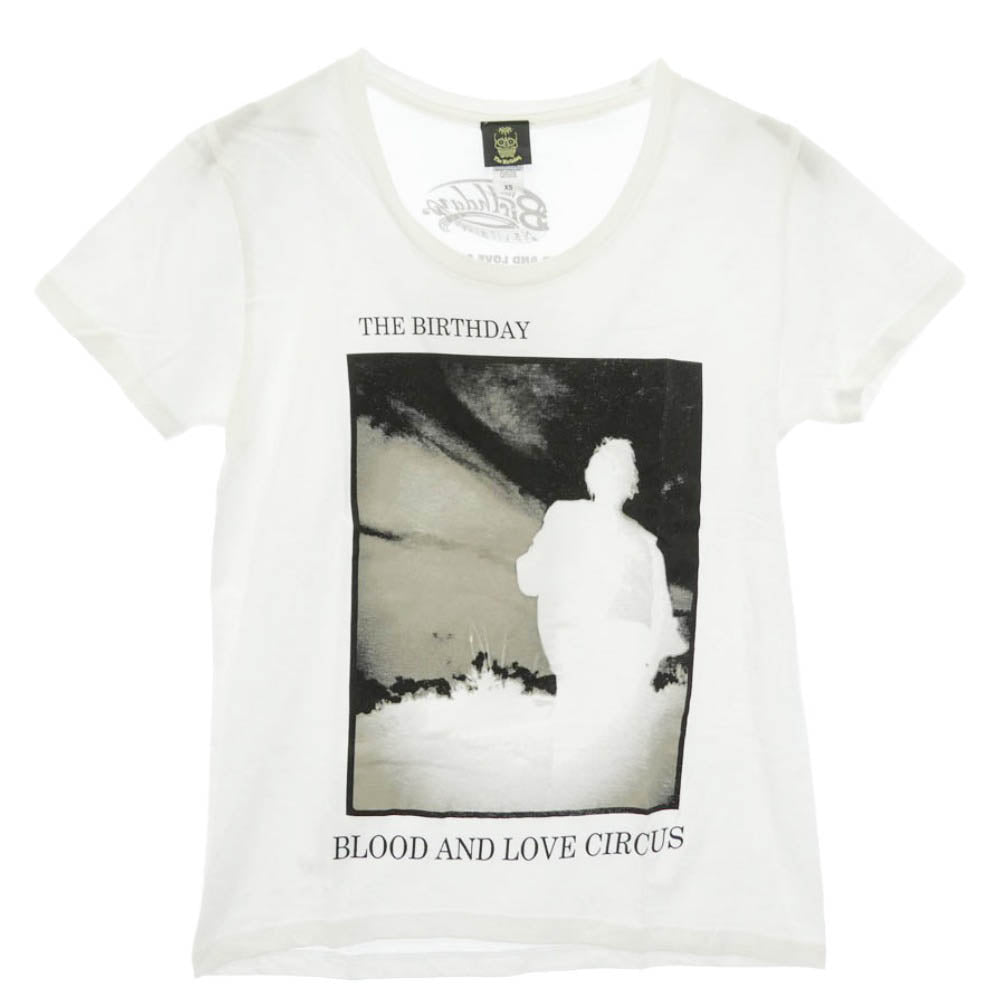 ザ・バースディ グラフィックプリント 半袖 Tシャツ カットソー ホワイト系 XS【中古】